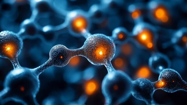 Exploring Close Up Molecular Structures with Glowing Elements