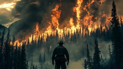 A human-caused rain forest fire highlights the urgent necessity for increased awareness and proactive measures to avoid such disasters.