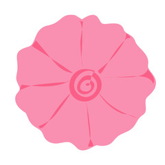 Pink flowers illustration
