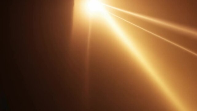 Golden Light Rays: Abstract lens flare, golden rays of light radiating through the darkness, creating a sense of hope, energy, and inspiration.