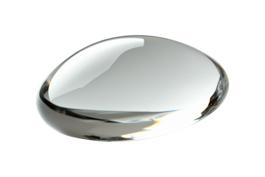A crystal clear drop of water on an isolated background. Drop png for copy paste. Generated with AI.