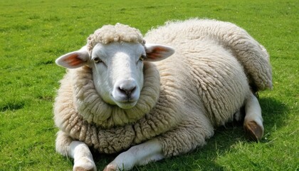 Fototapeta premium ewe and lamb