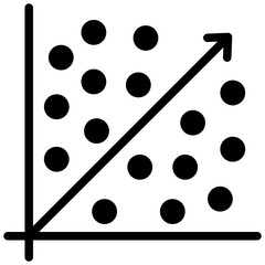 Regression Glyph Icon