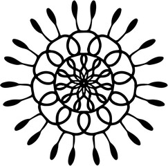 abstract flower illustration