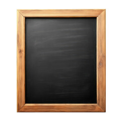 simple wooden-framed blackboard. designed for writing or drawing with chalk it is clean and empty. ready for use in educational settings. meetings. or creative projects the rustic frame adds a touch o