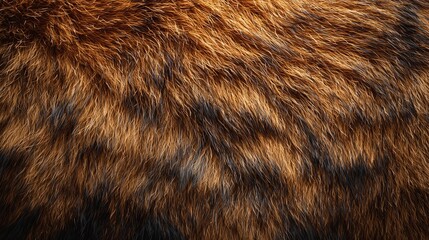 Brown animal fur texture close-up.  Background blurred. Use textile design