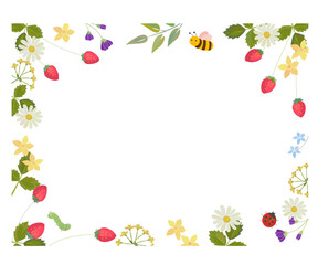 春と夏のフレーム