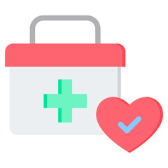 Fototapeta premium Medicare Flat Icon