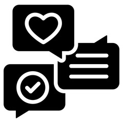 Consulting Glyph Icon