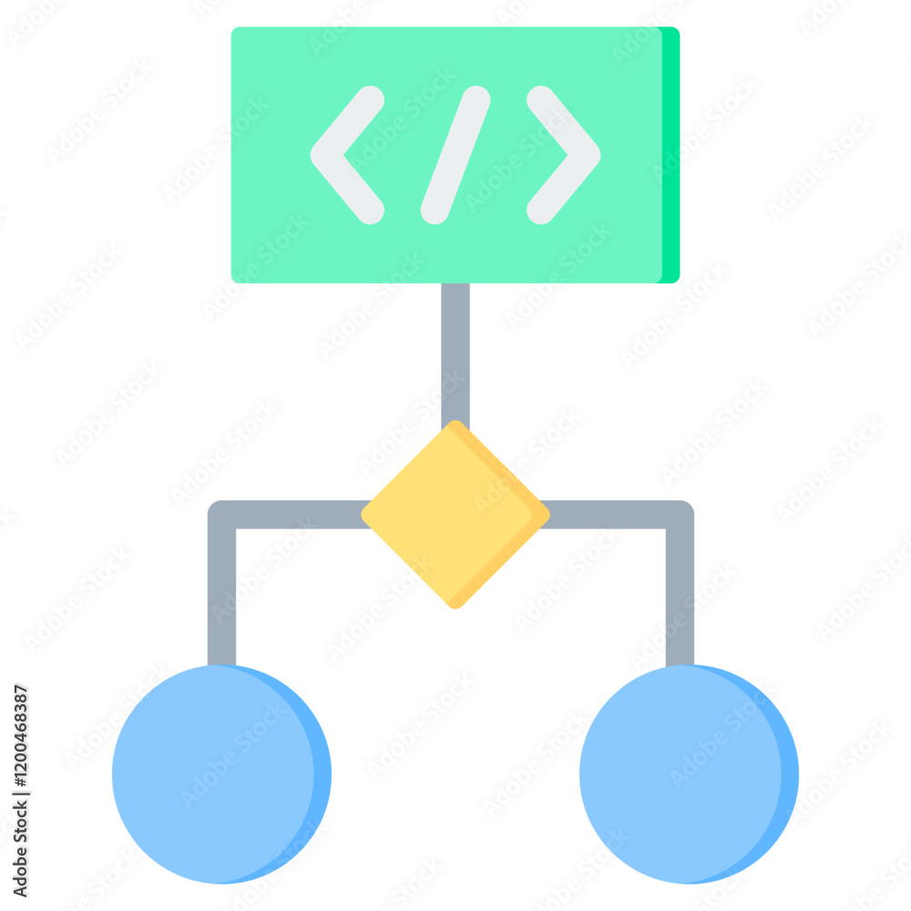 Poster conditional flat icon