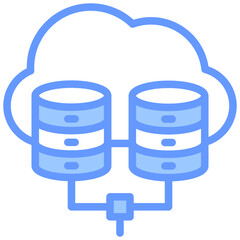 Big Data Blue Icon