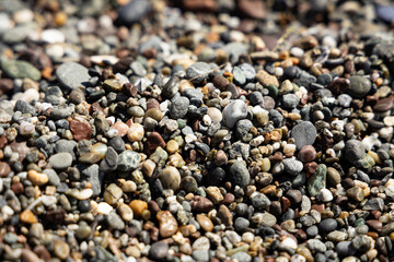 pebbles on the beach