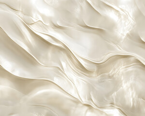 Obraz premium Abstract Cream-Colored Wave Pattern
