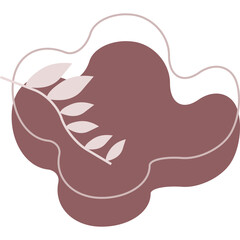 Aesthetic blobs vector