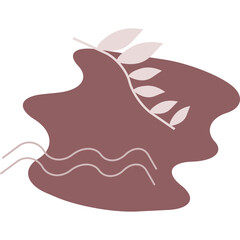 Aesthetic blobs vector