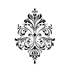 european calligraphy minimal icon black and white 2d vector illustration in white background