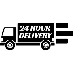 Delivery truck logo
