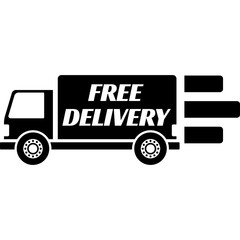 Delivery truck logo