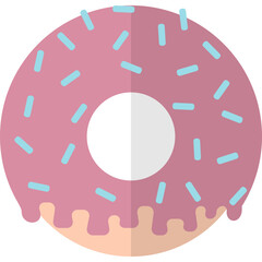 Cute donut vector