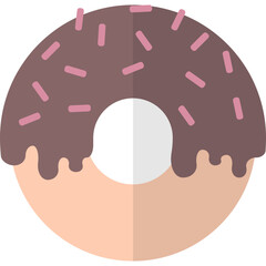 Cute donut vector