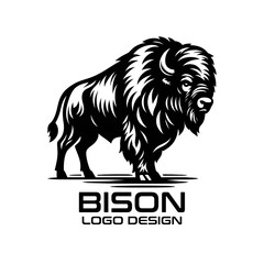 Bison Vector Logo Design