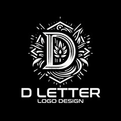 D Letter Vector Logo Design