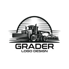 Grader Vector Logo Design