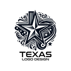 Texas Vector Logo Design