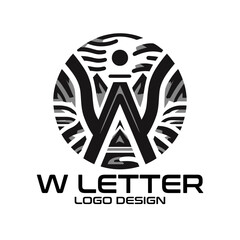 W Letter Vector Logo Design