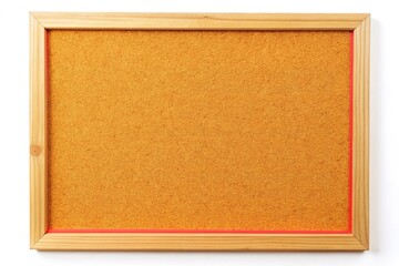 Fototapeta premium Empty Office Corkboard Template - Modern Workspace Design