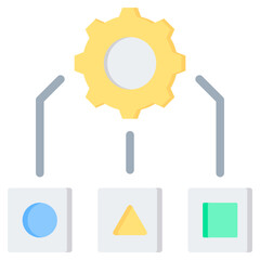 Differentiation Flat Icon