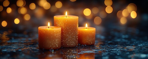 Candles and Bokeh: Celebrating All Saints Day with Light and Veneration