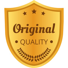 Original product quality 100 percent golden badge