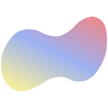 Gradient rainbow bloob