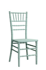 painted wooden chair on neutral background