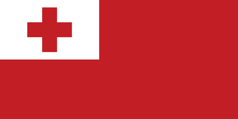 Fototapeta premium Tonga National Flag
