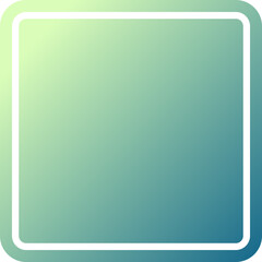 Gradient blue green text box