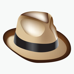 Classic hat in light colors