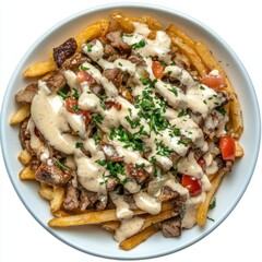  Shawarma Poutine with Garlic Sauce