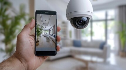 Security innovation in detail - a CCTV camera providing observation, maintaining order, tracking motion, enhancing awareness, safeguarding property, recording events, reliable equipment.