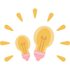 Light bulb, idea vector