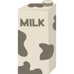 Milk box, bottle, packaging vector