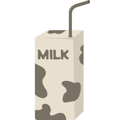 Milk box, bottle, packaging vector