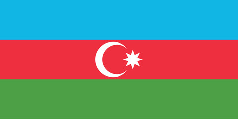 Azerbaijan National Flag