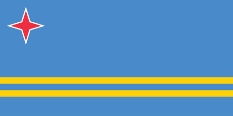 Aruba National Flag