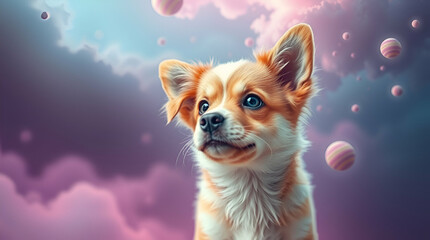 dog in the sky