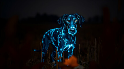 horse in the night