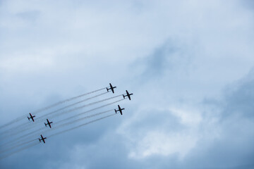 Planes in formation