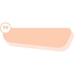 Aesthetic quotes box vector