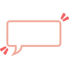 Cute bubbel speech, text box vector